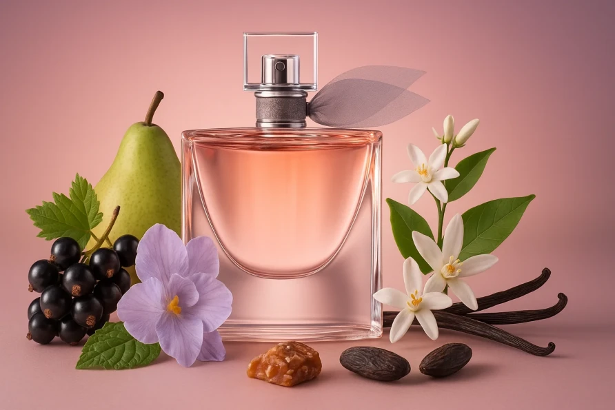 عطر لا وی است بل همراه نت های موجود در عطر